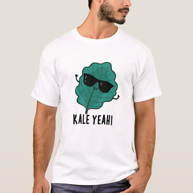 Kale Ja Funny Veggie Pun T Shirt (Framsida)
