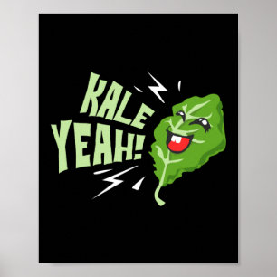 Kale Ja Pun Vegan Poster