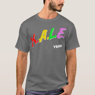 Kale Ja Retro 80s Stil Original Veganism Design T Shirt