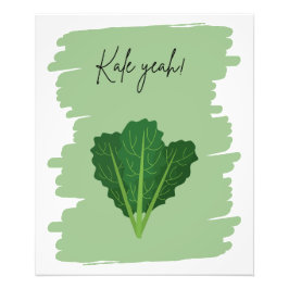 Kale Ja! - Roligt Veggie Design Fototryck