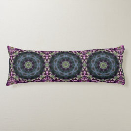 Kale Kaleidoscope Mandala Body Pillow Kroppskudde