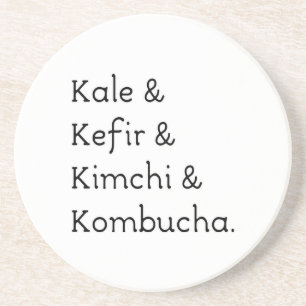 Kale Kefir Kimchi Kombucha Underlägg
