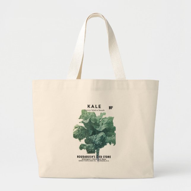 Kale, Roudabush's Seed Store Jumbo Tygkasse (Framsidan)