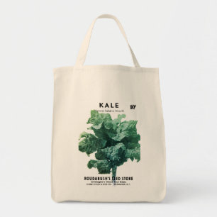 Kale Seed Packet Label Tygkasse