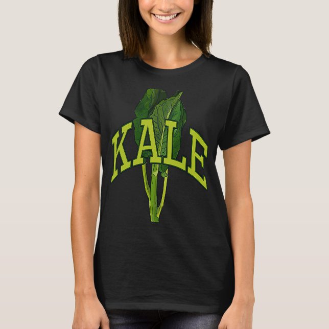 Kale Vegan Vegetable med Kale Protein T Shirt (Framsida)