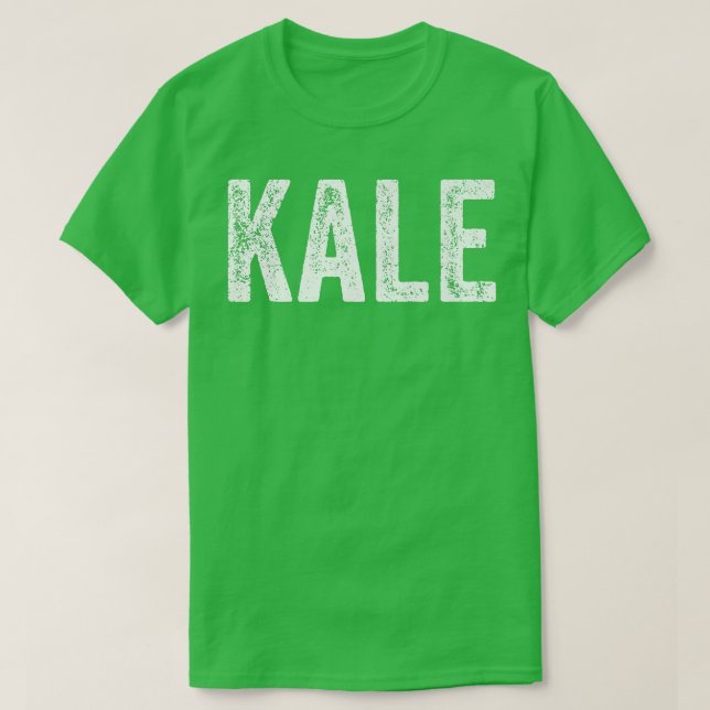 Kale Vegans Vegetarians Veggie Garden Gardener Vin T Shirt (Design framsida)