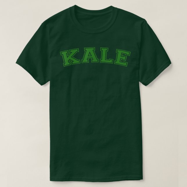 Kale Vegetarian Vegan  Eat Kale Tee  (Design framsida)