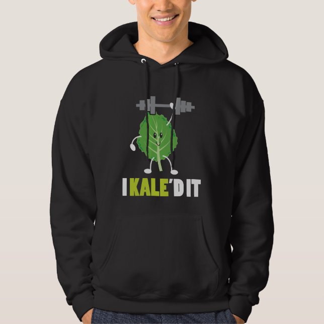 Kaled det - idrottshall för Kale för Hoodie (Framsida)