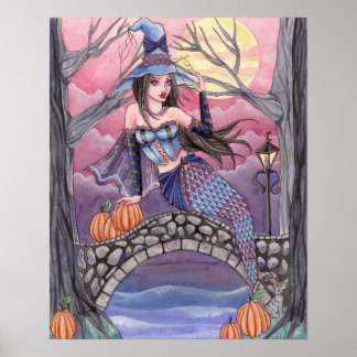 Kalei - Halloween Sjöjungfru Poster