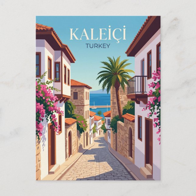 Kaleiçi Turkiet Vykort (Framsida)