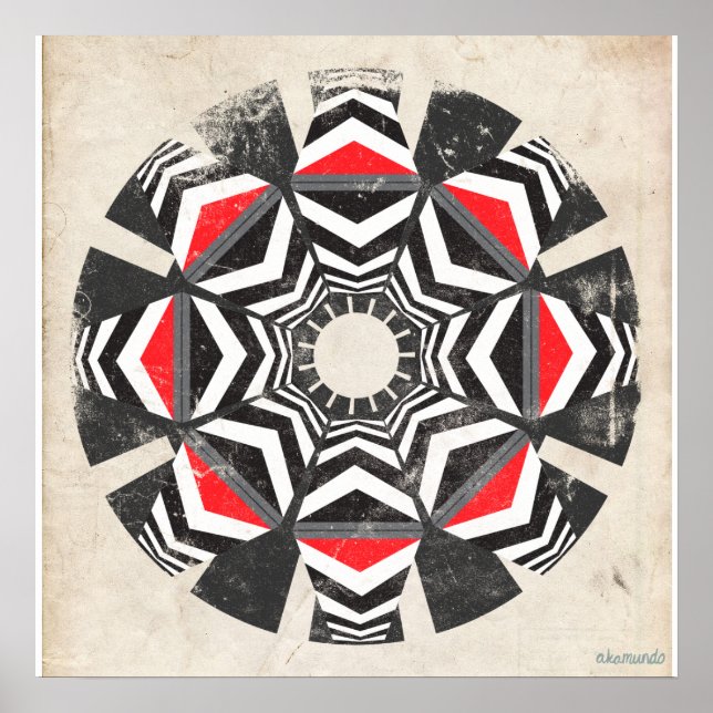 Kaleido Remix Vintage Poster (Framsidan)