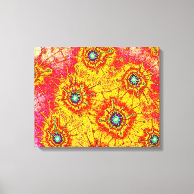 Kaleido Starburst – Premium Canvas Print (Framsida)