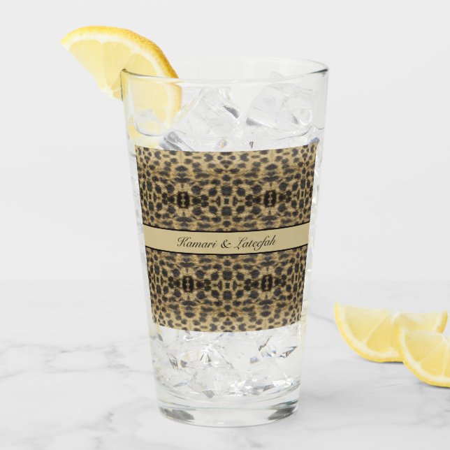 KaleidoCheetah, anpassningsbar Glaskopp (Framsida Ice)