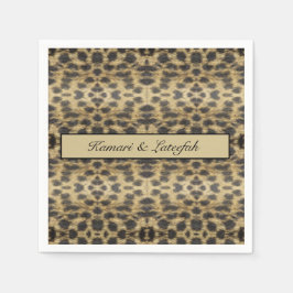 KaleidoCheetah, anpassningsbar Pappersservett