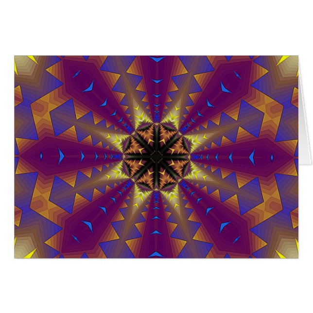 Kaleidoscope109 Hälsningskort (Framsidan Horizontal)