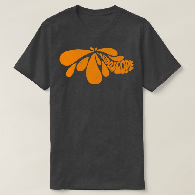 Kaleidoscope 70s Psychedelic Bands du aldrig hört T Shirt (Design framsida)