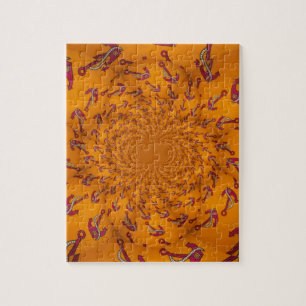 Kaleidoscope Anchor Art Skriv ut Pussel