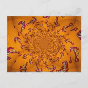 Kaleidoscope Anchor Art Skriv ut Vykort