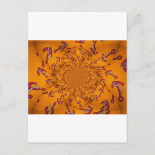 Kaleidoscope Anchor Art Skriv ut Vykort