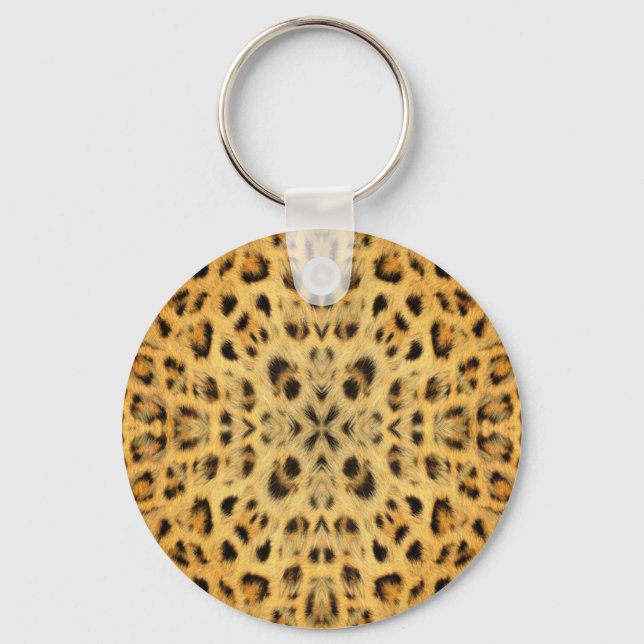 Kaleidoscope Animal Päls Mönster Nyckelring (Framsida)
