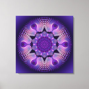 Kaleidoscope Apophysis Flower I Canvastryck