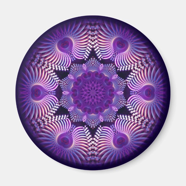 Kaleidoscope Apophysis Flower I Magnet (Framsidan)