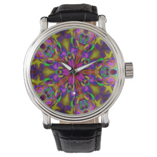 Kaleidoscope Apophysis Fractal Art - II Armbandsur