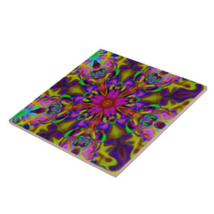 Kaleidoscope Apophysis Fractal Art - II Kakelplatta