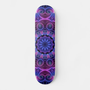 Kaleidoscope Apophysis Mandala Hearts Skateboard Bräda 19,5 Cm