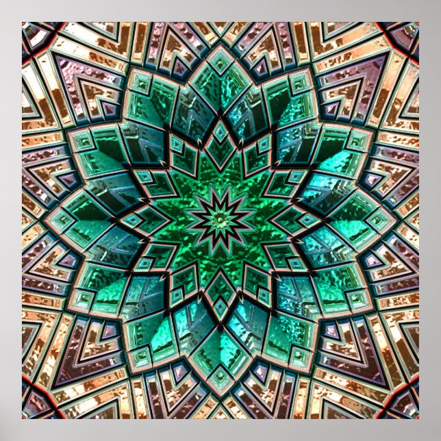 Kaleidoscope Art 40A-40B Image Options Poster (Framsidan)