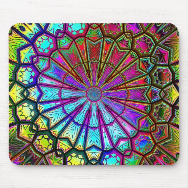 Kaleidoscope Artikel 14 Mousepad-alternativ Musmatta (Framsidan)