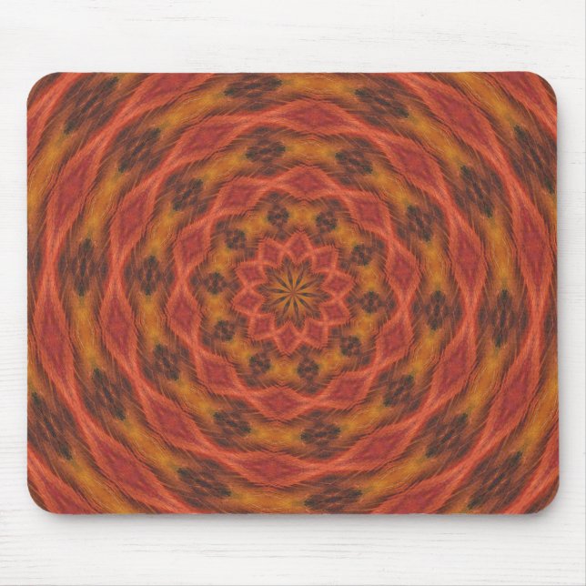 Kaleidoscope Autumn Färg Musmatta (Framsidan)