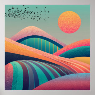 Kaleidoscope Backe Liggande Poster
