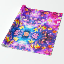 Kaleidoscope Blommönster Gift Wrapping Papper - Presentpapper