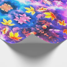 Kaleidoscope Blommönster Gift Wrapping Papper -