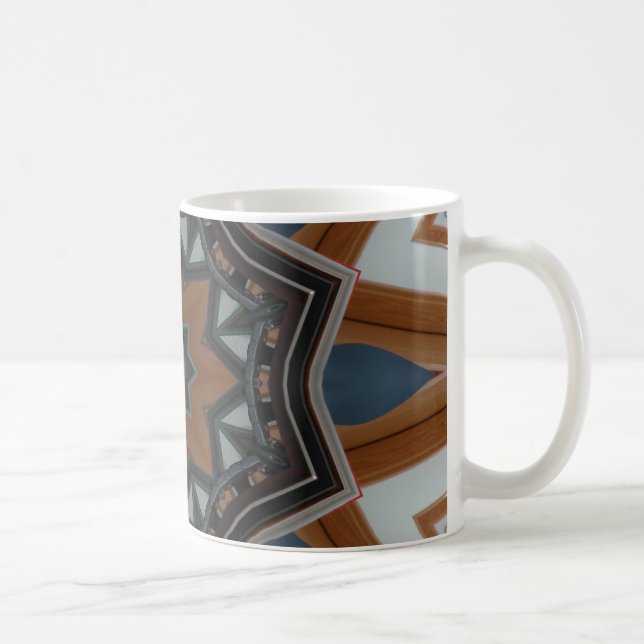 Kaleidoscope Brown star Kaffemugg (Höger)