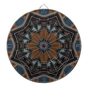 Kaleidoscope Brown Star mönster... Darttavla