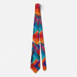 Kaleidoscope Burst Neck Tie Slips