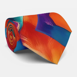 Kaleidoscope Burst Neck Tie Slips