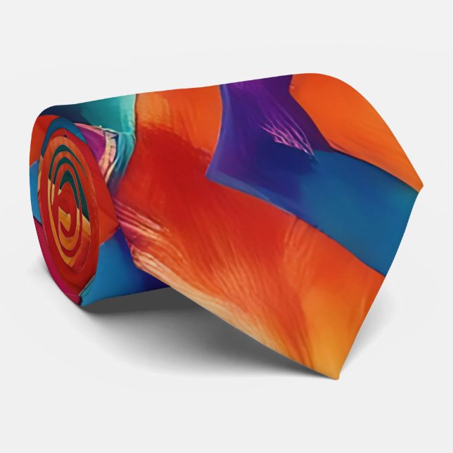 Kaleidoscope Burst Neck Tie Slips (Rullad)