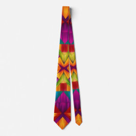 Kaleidoscope Burst Neck Tie Slips