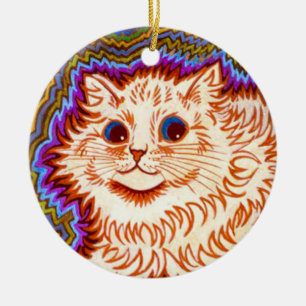 Kaleidoscope Cat Julgransprydnad Keramik