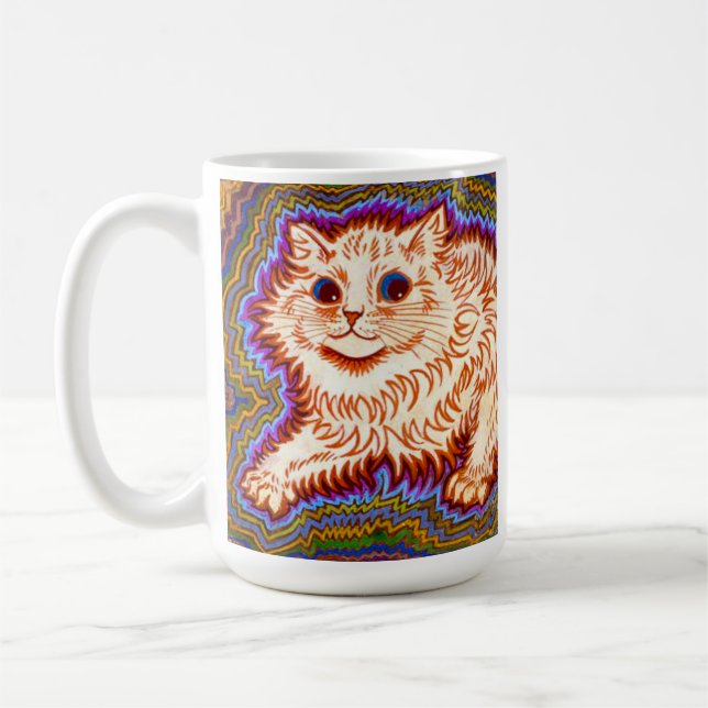 Kaleidoscope Cat Kaffemugg (Vänster)