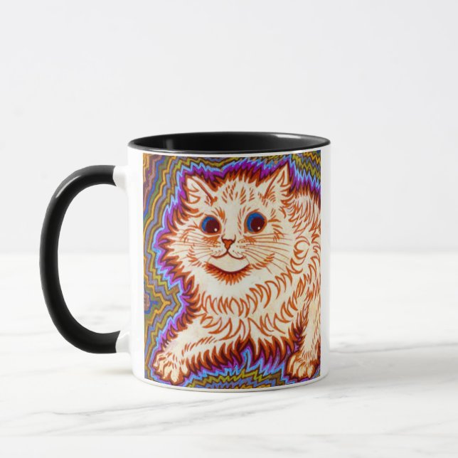 Kaleidoscope Cat Mugg (Vänster)