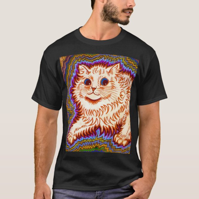 Kaleidoscope Cat T Shirt (Framsida)