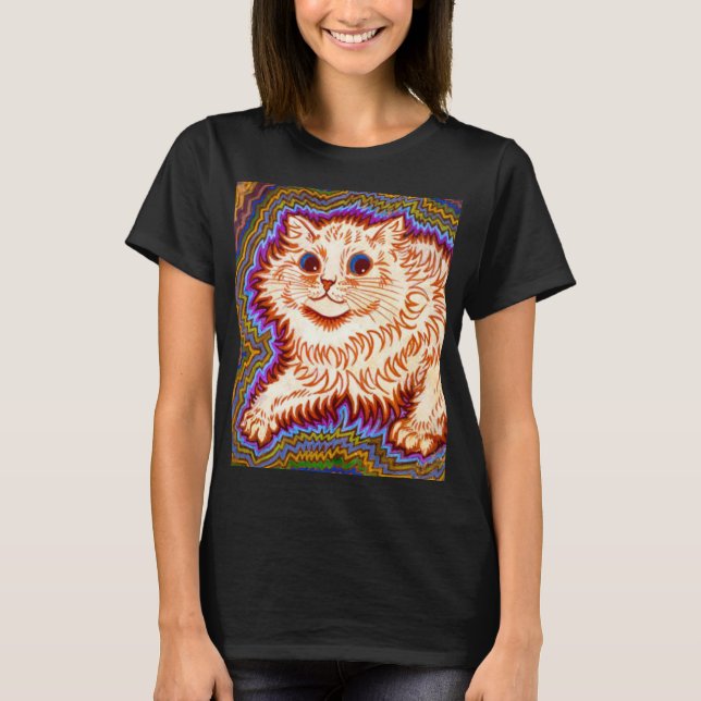 Kaleidoscope Cat T Shirt (Framsida)