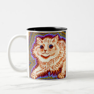 Kaleidoscope Cat Två-Tonad Mugg