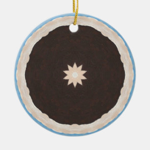 Kaleidoscope Chocolate Paj Ornaments Julgransprydnad Keramik
