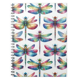 Kaleidoscope Dragonflies Anteckningsbok