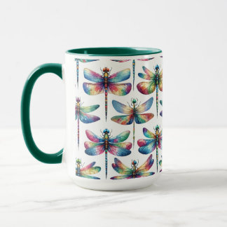 Kaleidoscope Dragonflies Mugg